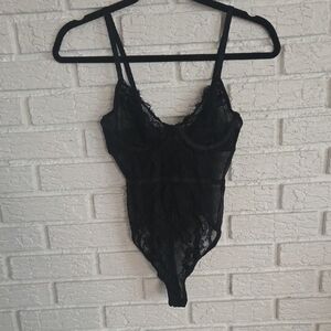 Forever 21 Black Lace Chemise